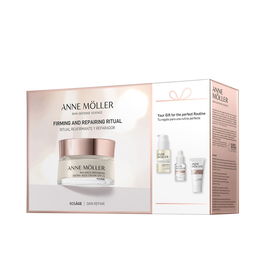 Anne Möller Crème Rééquilibrante Extra Riche SPF 15 Coffret 4 pièces Réparatrice peau tonique lumineuse rides atténuées