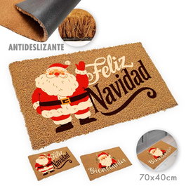 Funny Xmas Tapis de sol Père Noël modèles variés 70 x 40 cm