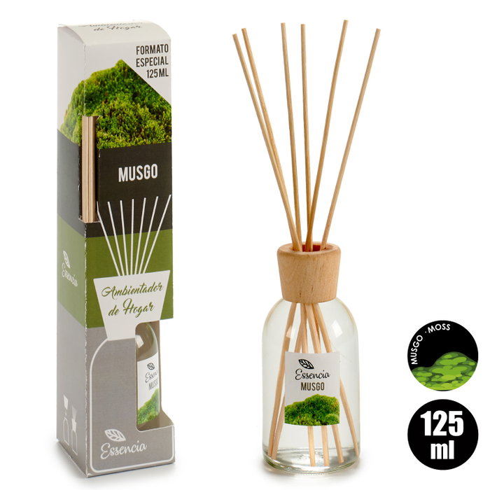 Arte Regal Mikado 125 ml Musgo Essencia - 5,5 x 24 x 5,5 cm (Set de 6) Arte Regal Mikado 125 ml Musgo Essencia - 5,5 x 24 x 5,5 cm (Set de 6)