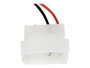 Startech Adaptateur SATA Slimline 13 Broches vers SATA 7 Broches et Molex LP4 - 0,5 m - Rouge