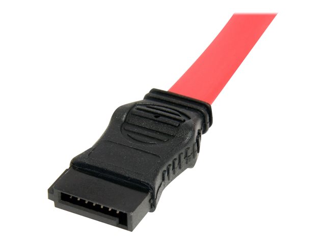 Startech Adaptateur SATA Slimline 13 Broches vers SATA 7 Broches et Molex LP4 - 0,5 m - Rouge