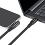 MicroConnect Câble USB-C vers USB-C Premium magnétique en silicone 1m, 240W, 8K, 40Gbps, USB4