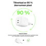 Chargeur mural Belkin WCH019KQWH Blanc 50 W