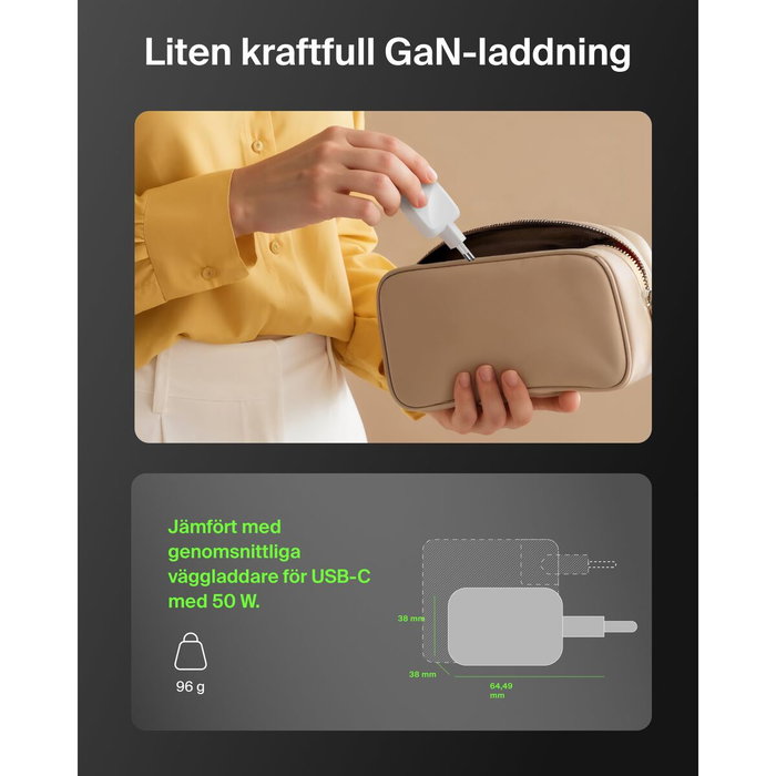 Chargeur mural Belkin WCH019KQWH Blanc 50 W