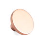 VIEFE Bouton modèle Como en zamak, cuivre brossé, ø41 mm