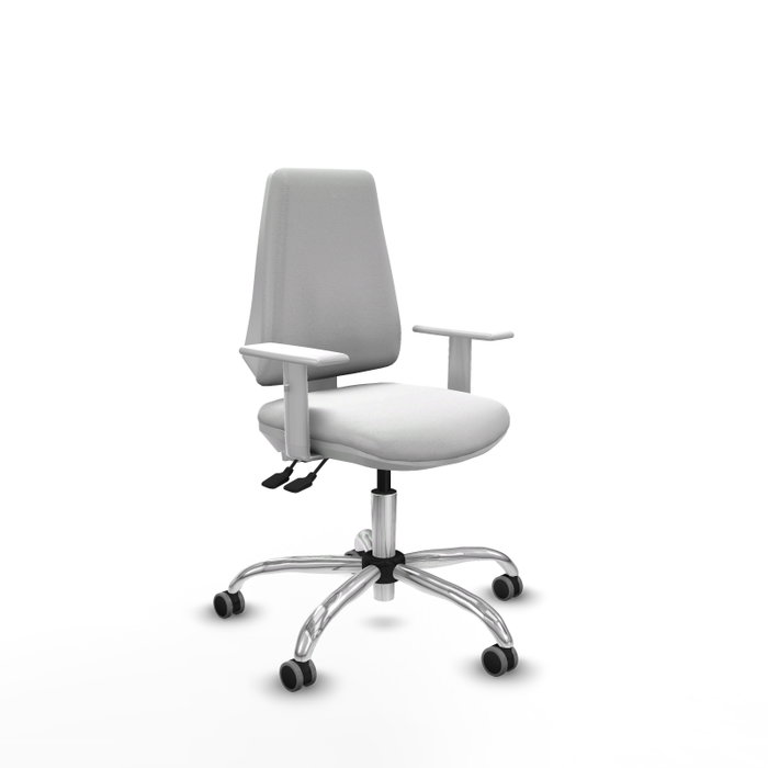 PIQUERAS Y CRESPO Chaise de bureau Elche, mécanisme asynchrone, blanc PIQUERAS Y CRESPO Chaise de bureau Elche, mécanisme asynchrone, blanc