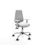 PIQUERAS Y CRESPO Chaise de bureau Elche, mécanisme asynchrone, blanc