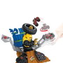 Mattel - Hot Wheels Monster Truck Derribo Gor-Zilla - Jeu de camion monstre avec Crushzilla mobile et 2 voitures pour enfants de +4 ans - Réf. Hpn71