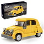 DEQUBE Cada Citroën 2CV Maquette de Voiture 1:24 298 Pièces Construction - Portes Ouvrantes, Coffre et Capot - Modèle à Assembler +8 Ans Multilingue