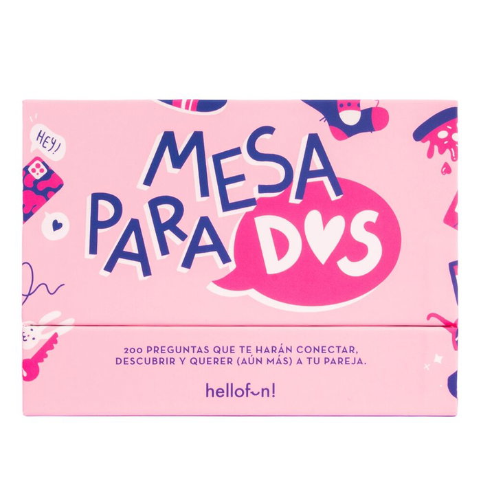 HELLOFUN! Jeu de société pour deux adultes en espagnol - Questions pour couple - Soirée romantique HELLOFUN! Jeu de société pour deux adultes en espagnol - Questions pour couple - Soirée romantique