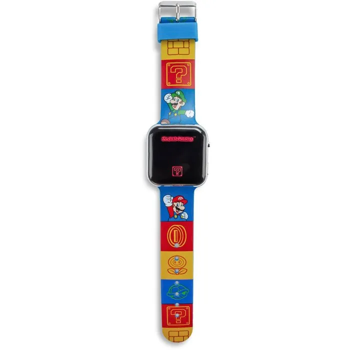 Kids Licensing Réveil LED 3D Super Mario avec Veilleuse, Affichage Date et Alarme - Pour Enfant dès 4 ans Kids Licensing Réveil LED 3D Super Mario avec Veilleuse, Affichage Date et Alarme - Pour Enfant dès 4 ans