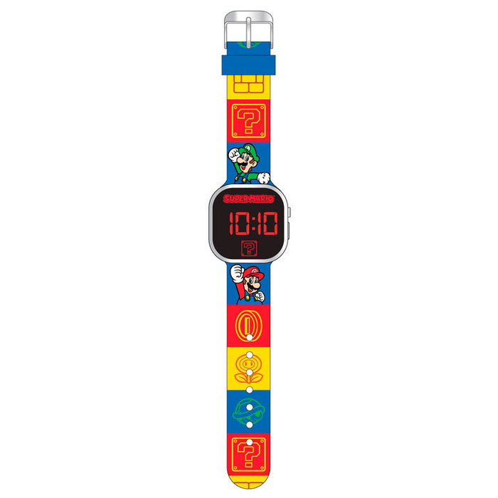 Kids Licensing Réveil LED 3D Super Mario avec Veilleuse, Affichage Date et Alarme - Pour Enfant dès 4 ans Kids Licensing Réveil LED 3D Super Mario avec Veilleuse, Affichage Date et Alarme - Pour Enfant dès 4 ans