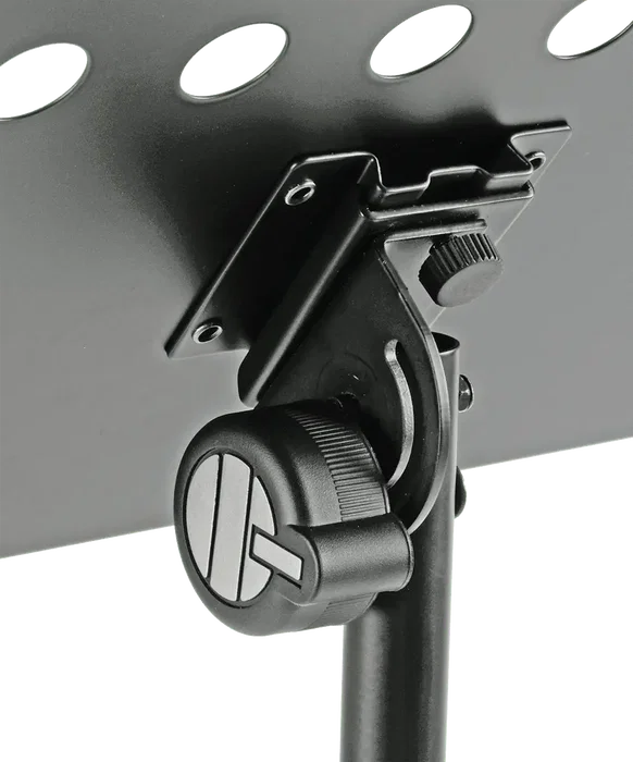 QUIKLOK Support Pupitre Orchestre Métal Perforé avec Housse Noir Ajustable 750-1290 mm QUIKLOK Support Pupitre Orchestre Métal Perforé avec Housse Noir Ajustable 750-1290 mm