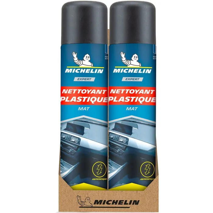 Michelin Nettoyant Plastique Mat - Nettoie, Rénove et Protège Tous Plastiques Intérieurs Mats et Satinés