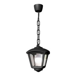Fumagalli Sicar/Roby Suspension noire avec chaîne E27 IP55 195x195x700 mm
