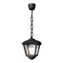 Fumagalli Sicar/Roby Suspension noire avec chaîne E27 IP55 195x195x700 mm