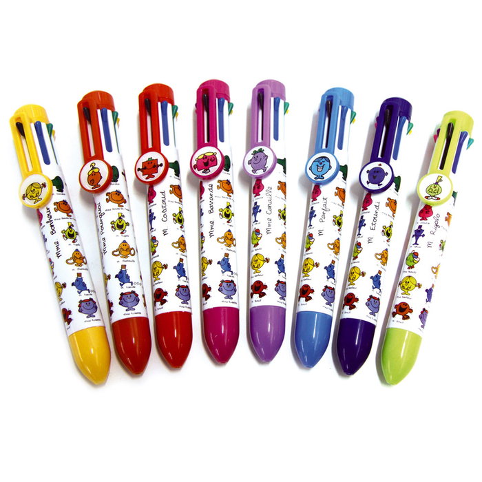 Monsieur Madame Stylo 8 Couleurs Assorties