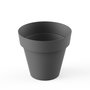 Plastiken Maceta Tes Gris anthracite Ø260mm