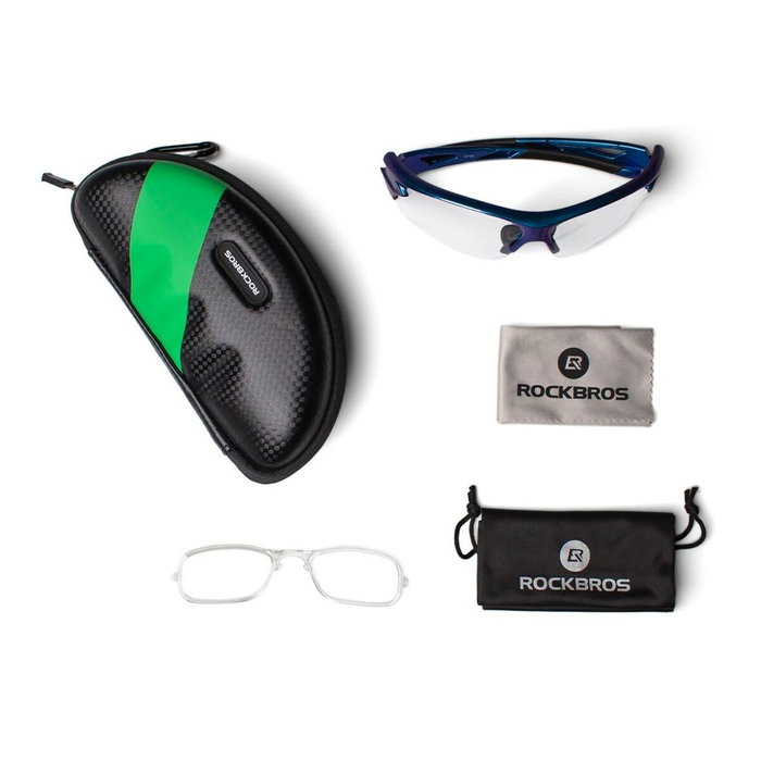 Lunettes de cyclisme Rockbros 157235 Bleu