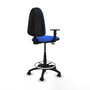PIQUERAS Y CRESPO Tabouret Bleu avec Accoudoirs 1D