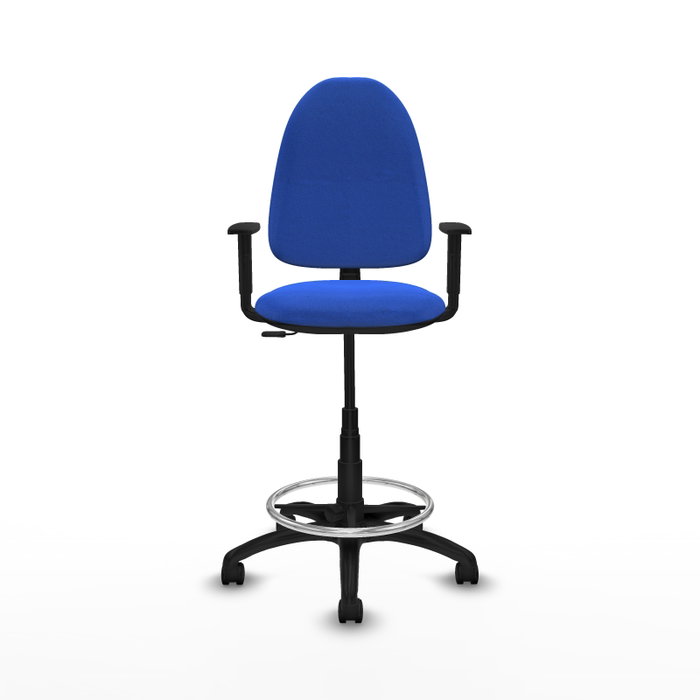 PIQUERAS Y CRESPO Tabouret Bleu avec Accoudoirs 1D