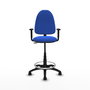 PIQUERAS Y CRESPO Tabouret Bleu avec Accoudoirs 1D