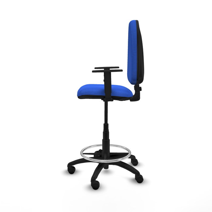 PIQUERAS Y CRESPO Tabouret Bleu avec Accoudoirs 1D