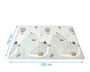 KioKids - Tapis de jeu pliable éducatif pour bébé, motif montagnes et véhicules, 150 x 200 cm, imperméable, épaisseur 1 cm, matériau XPE sans BPA