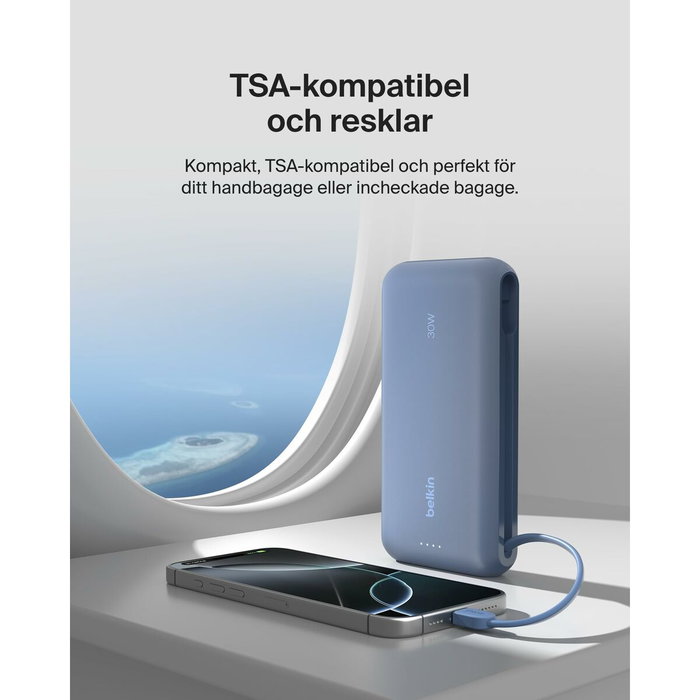 Belkin Powerbank BPB024HQBL Bleu 20000 mAh