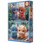 Educa Puzzle Adorable Monsters 2 unités de 100 pièces