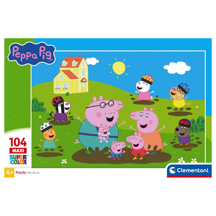 CLEMENTONI Puzzle maxi Peppa Pig 104 pièces CLEMENTONI Puzzle maxi Peppa Pig 104 pièces