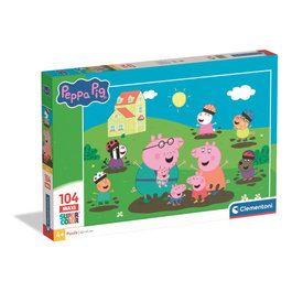 CLEMENTONI Puzzle maxi Peppa Pig 104 pièces