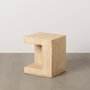 BigBuy Garden Table d'appoint Beige Carrée