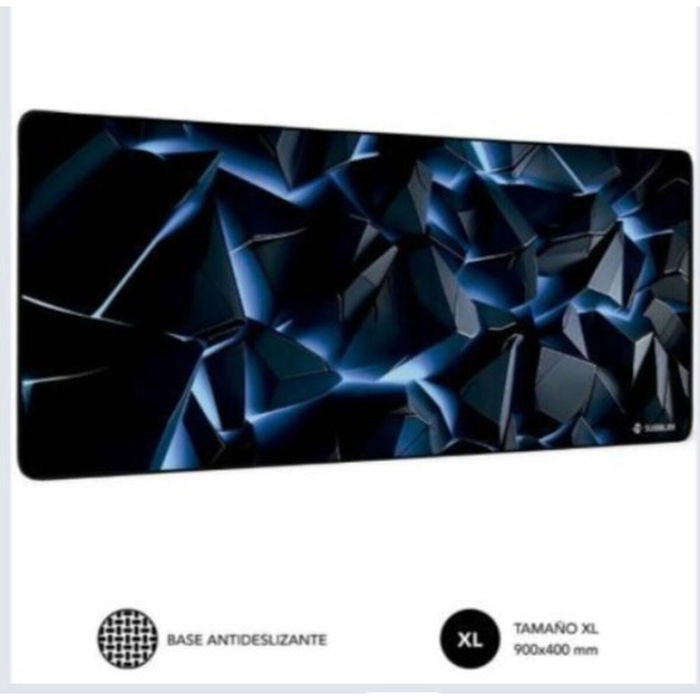 Tapis de Souris Subblim SUBMP01PUW06 Bleu Noir Tapis de Souris Subblim SUBMP01PUW06 Bleu Noir