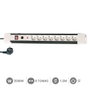 GSC Evolution Multiprise 8 Prises avec Protection, 1,5m, Blanc