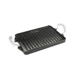 GARCIMA Plancha en fonte émaillée rectangulaire 24 x 44 cm