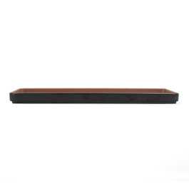 Bidasoa Plateau Rectangulaire Gio Melamine Noir 31,5x14,5 cm (36 Unités)
