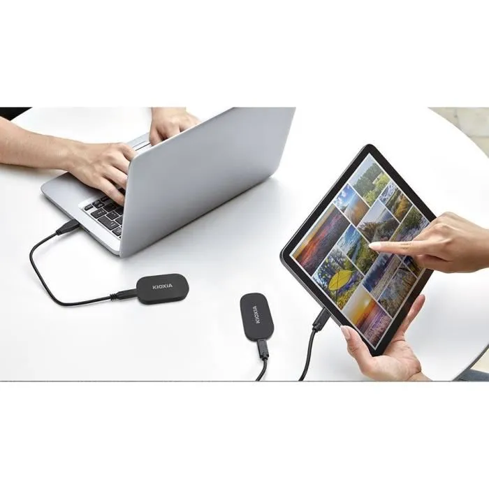 Kioxia EXCERIA Plus G2 Portable SSD Externe 1 TB USB 3.2 Gen 2 / USB 3.2 Gen 1 / USB 2.0