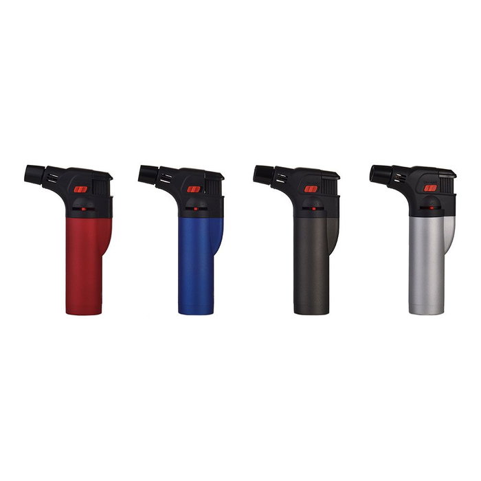 Prof Briquet électronique rechargeable torche couleurs assorties 11 x 7,5 x 3 cm