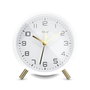 Mebus Réveil Quartz Blanc