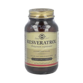 Solgar Resveratrol 60 Gélules Végétales - Complément Alimentaire Vegan