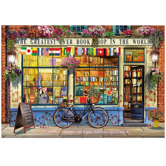 Educa Puzzle Adultes 5000 Pièces La Mejor Librería Del Mundo 18583 - Image en espagnol (157 x 107 cm) - +12 ans