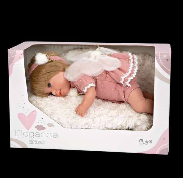 Muñecas Arias Sora Mariposa - Poupée Elegance 35 cm, Jouet pour Enfants dès 3 ans (Packaging et Instructions en Espagnol)