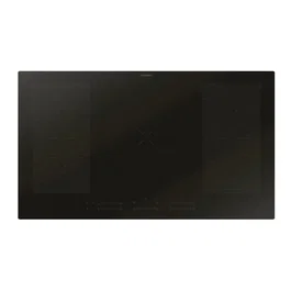 Rosieres Plaque de cuisson à induction RIFS954MCTT - 5 foyers (2 zones flexibles) - 7400 W - 90 cm - Noir - Boost, Power Management, maintien au chaud
