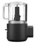 Kitchenaid PICADORA 5KFCR531BM - Picador d'aliments sans fil compact noir mat avec batterie lithium-ion 12V, bol 1,18 L sans BPA, 2 vitesses et fonction pulse
