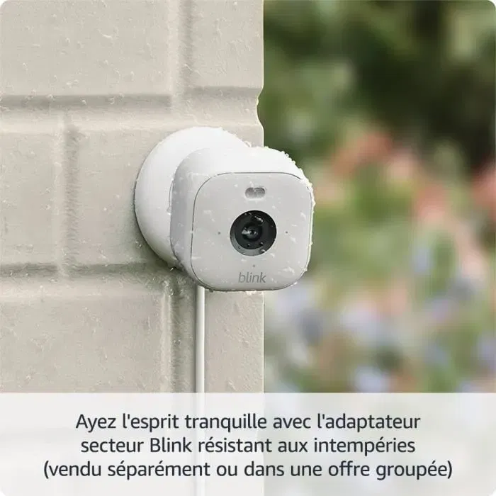 Blink Mini 2 Système de Sécurité 2 Caméras Intérieures avec Détection de Mouvement, Vision HD 1080p et Compatible Alexa - Blanc