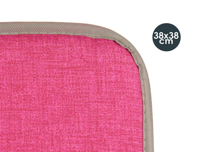 GIFTDECOR Coussin de chaise Rose 38x38cm