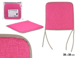 GIFTDECOR Coussin de chaise Rose 38x38cm