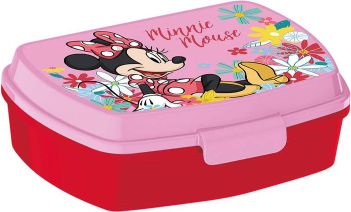 Safta Sandwichera rectangular Minnie Mouse "Naive" pour enfant, 17 x 5.6 x 13.3 cm