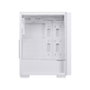 Einarex P100 Core Boîtier PC Gaming Midi Tower Blanc, ATX, Vitre Trempée, USB 3.2